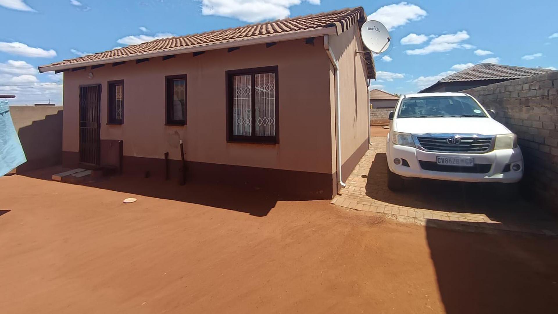 Backyard of property in Protea Glen