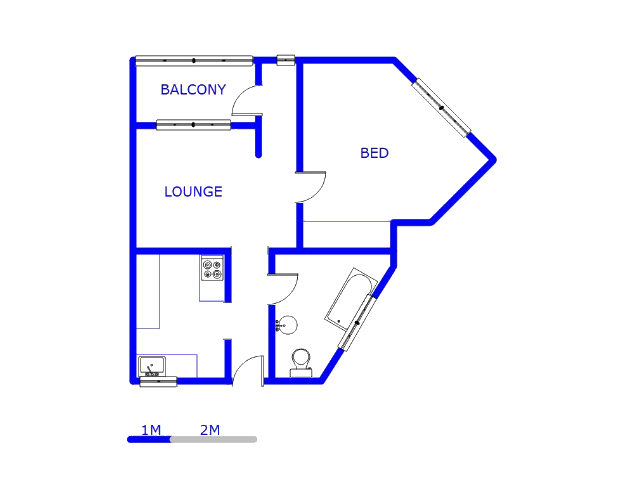 2nd Floor - 52m2 of property for sale in Witpoortjie