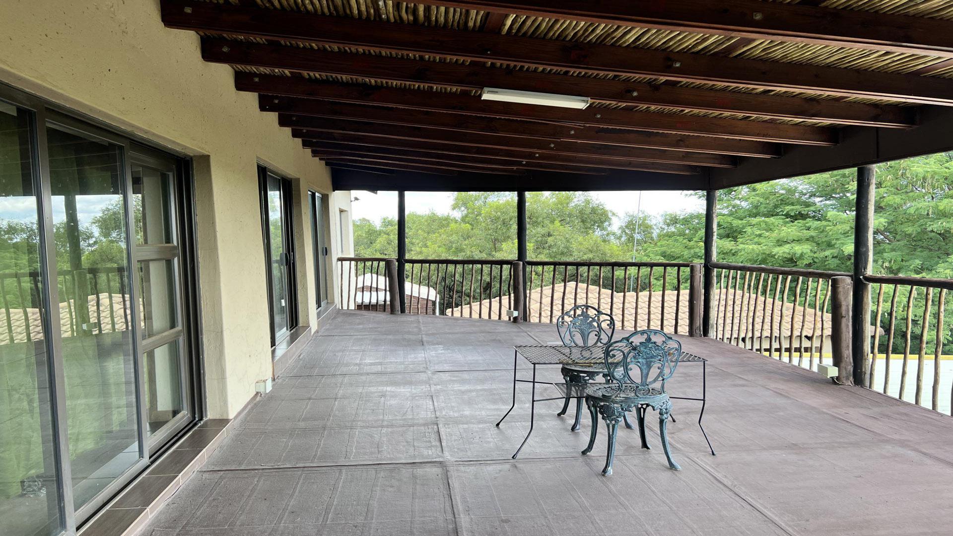 Balcony of property in Buffelsdrift