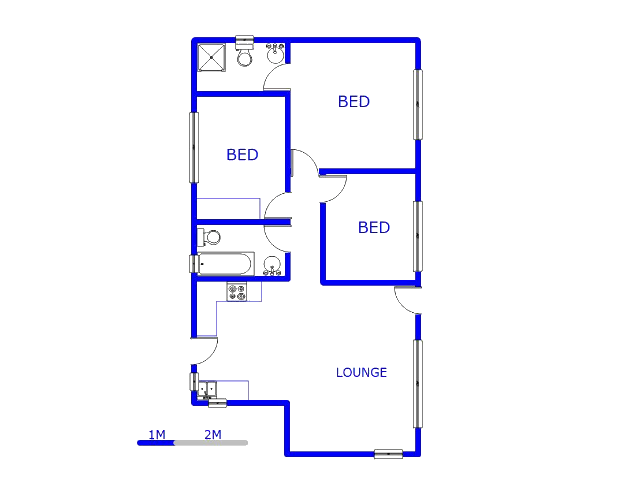 Ground Floor - 76m2 of property for sale in Sky City