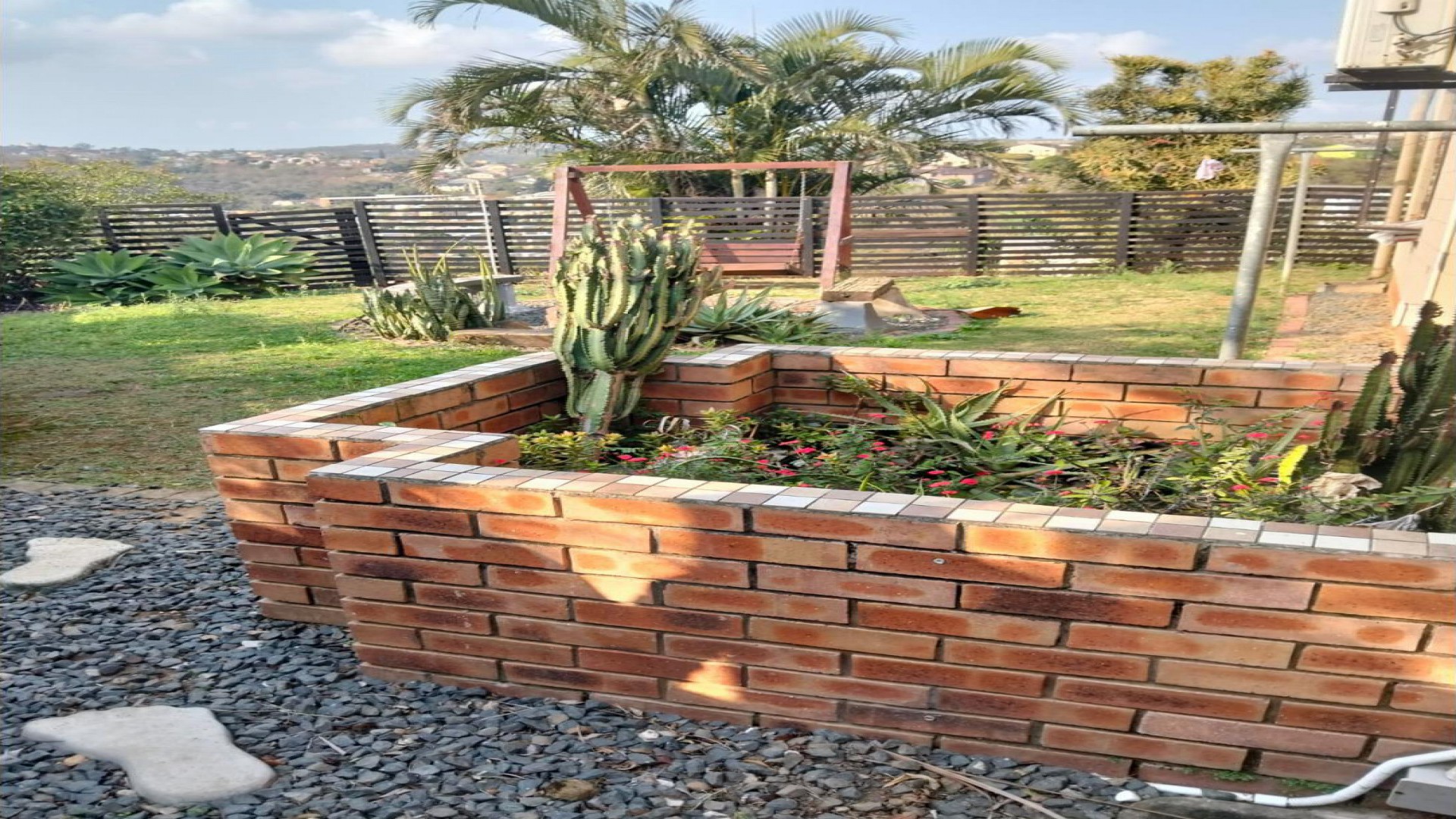 Backyard of property in Reservoir Hills