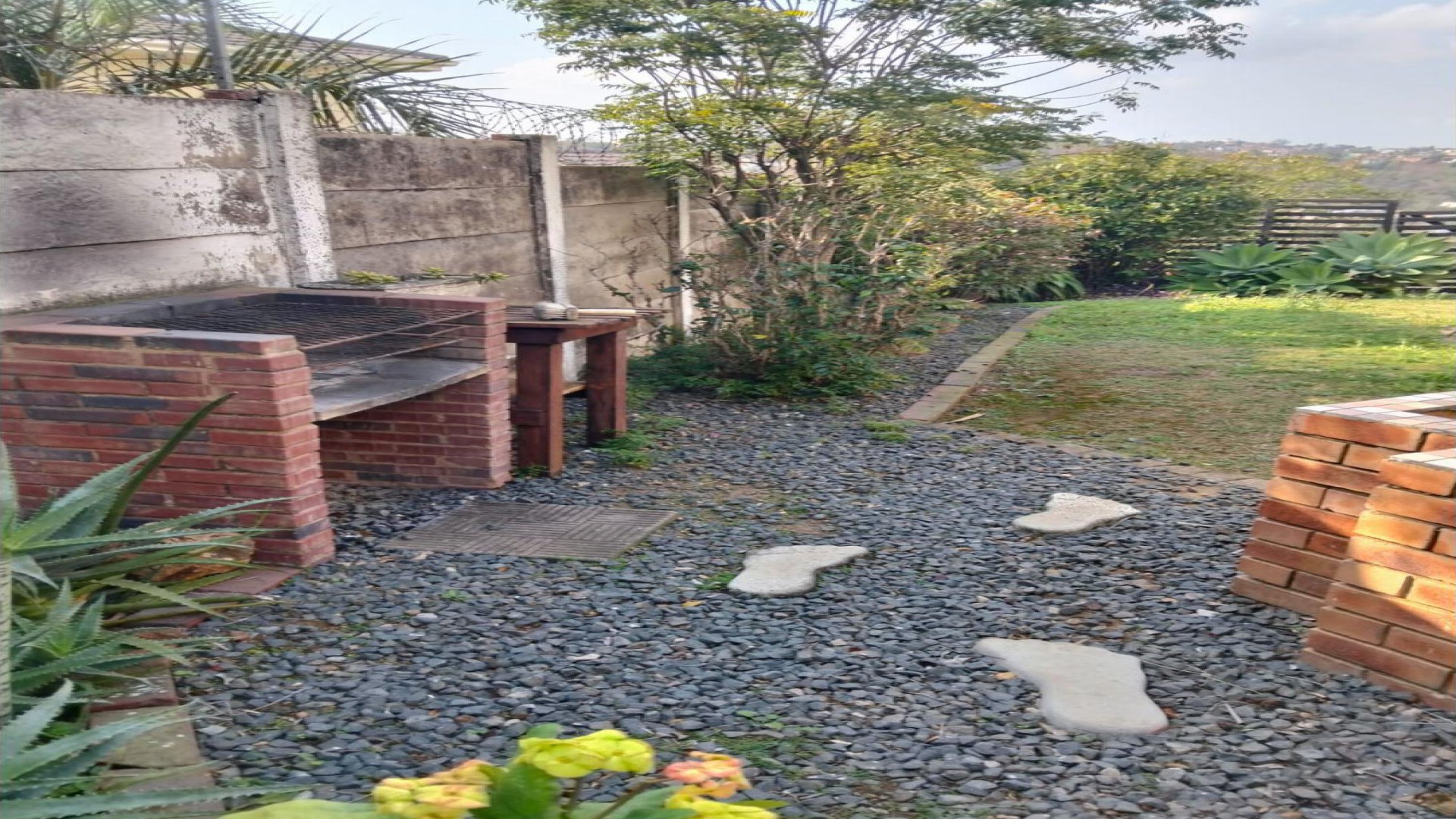 Braai Area of property in Reservoir Hills