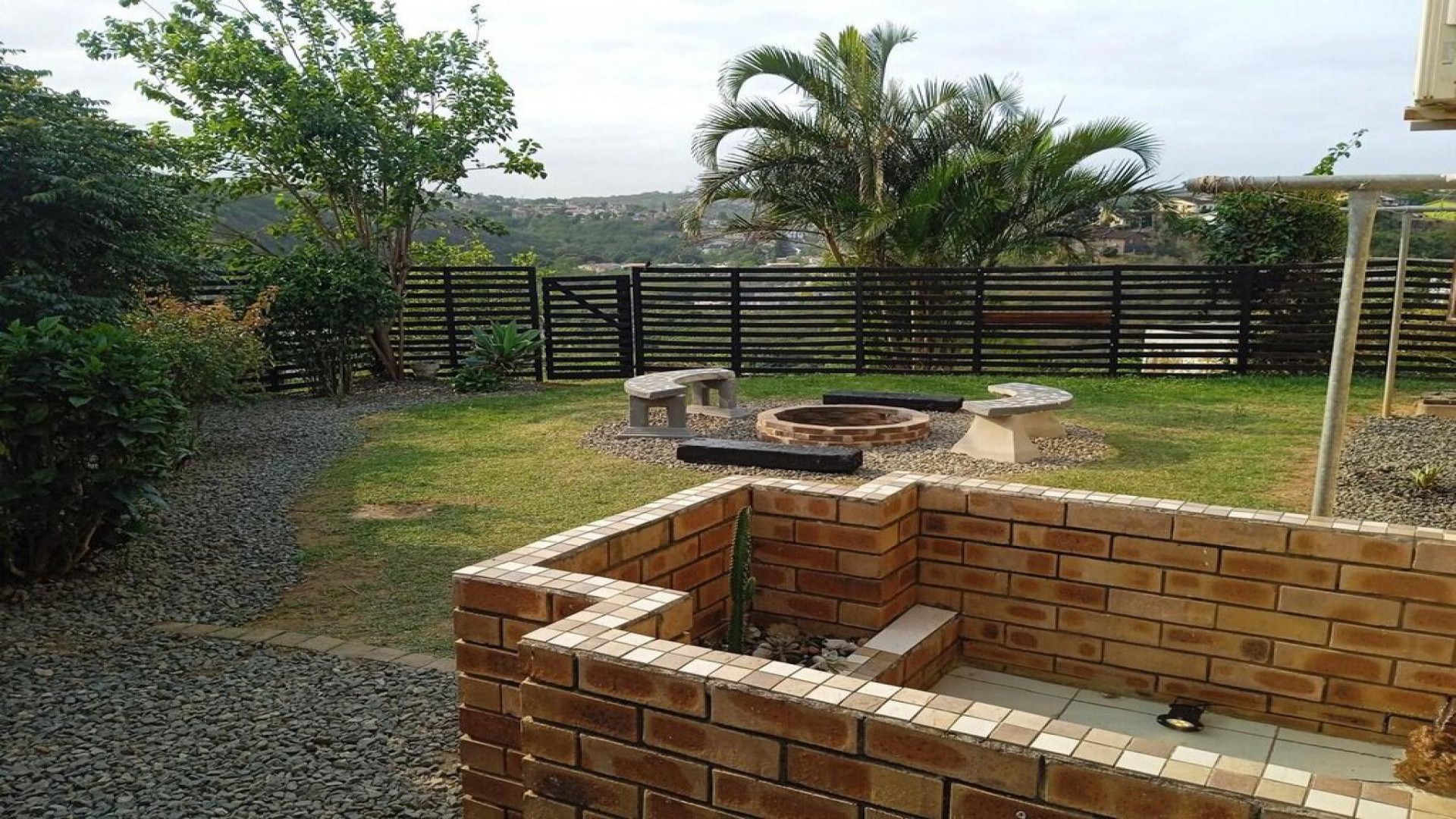 Backyard of property in Reservoir Hills