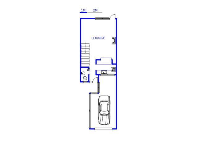 Floor plan of the property in Benoni