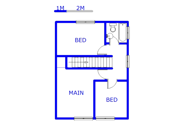 1st Floor - 54m2 of property for sale in Moorton