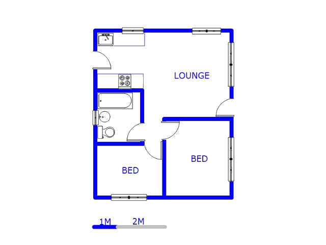 Ground Floor - 44m2 of property for sale in Rosslyn