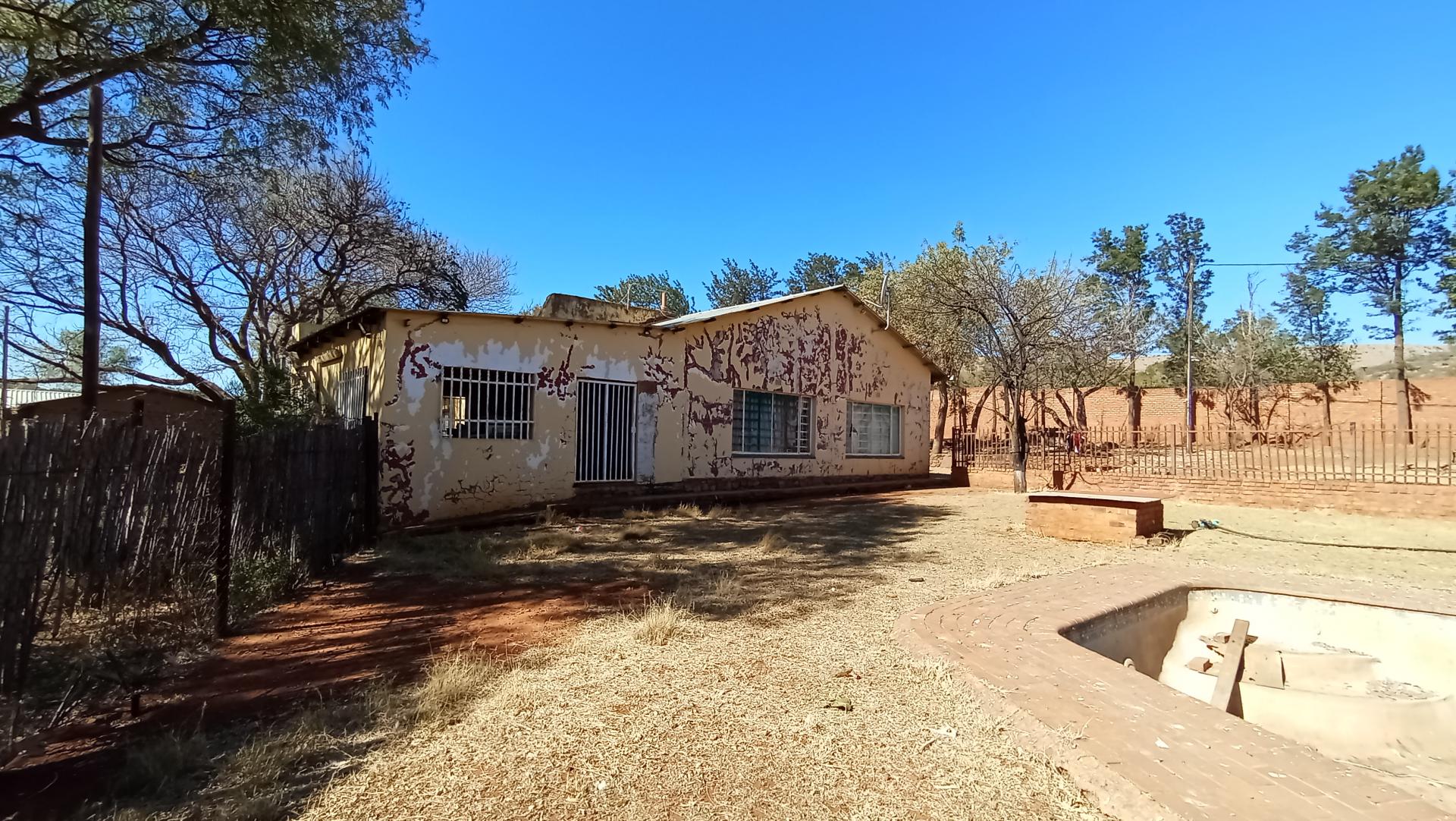 Backyard of property in Pretoria Rural