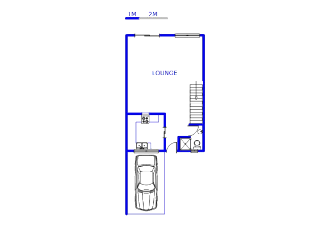 Floor plan of the property in Sunnyside