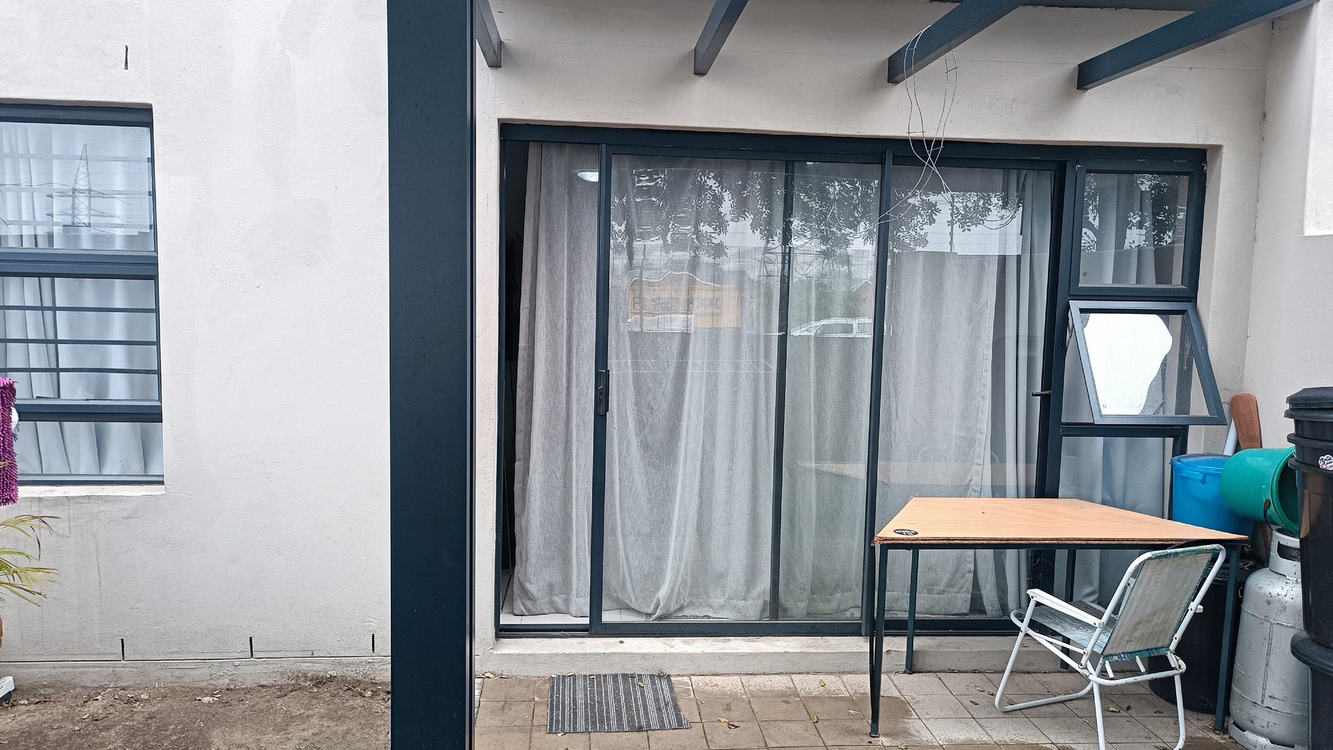 Patio of property in Oak Glen