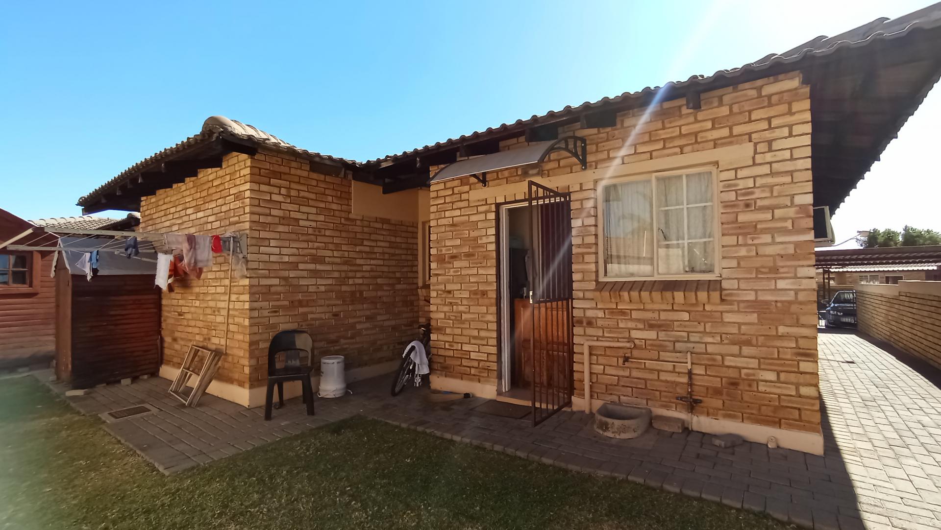 Backyard of property in Heuwelsig Estate