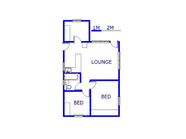 Ground Floor - 53m2 of property for sale in Windmill Park