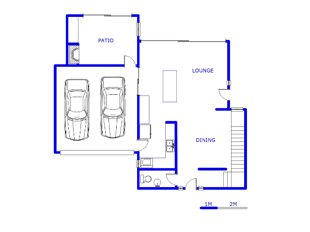Floor plan of the property in Amorosa