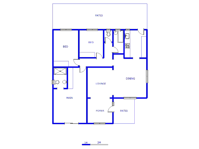Floor plan of the property in Ennerdale