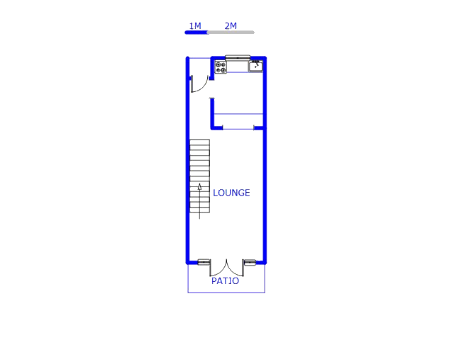 Floor plan of the property in St Micheals on Sea