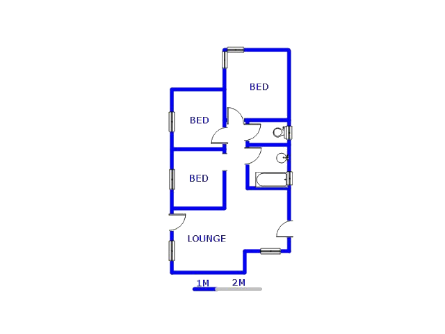 Floor plan of the property in Birch Acres