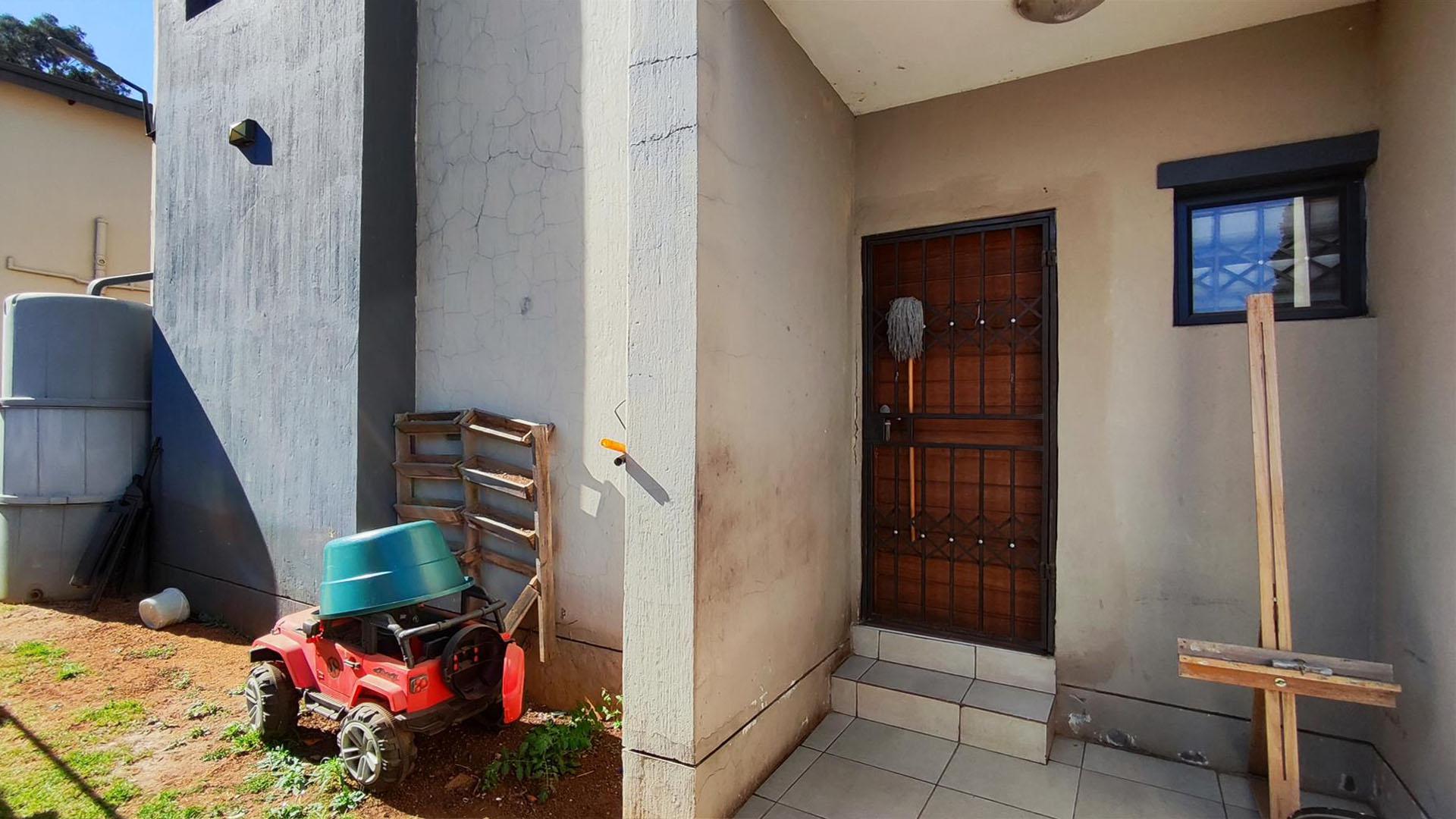 Backyard of property in Terenure