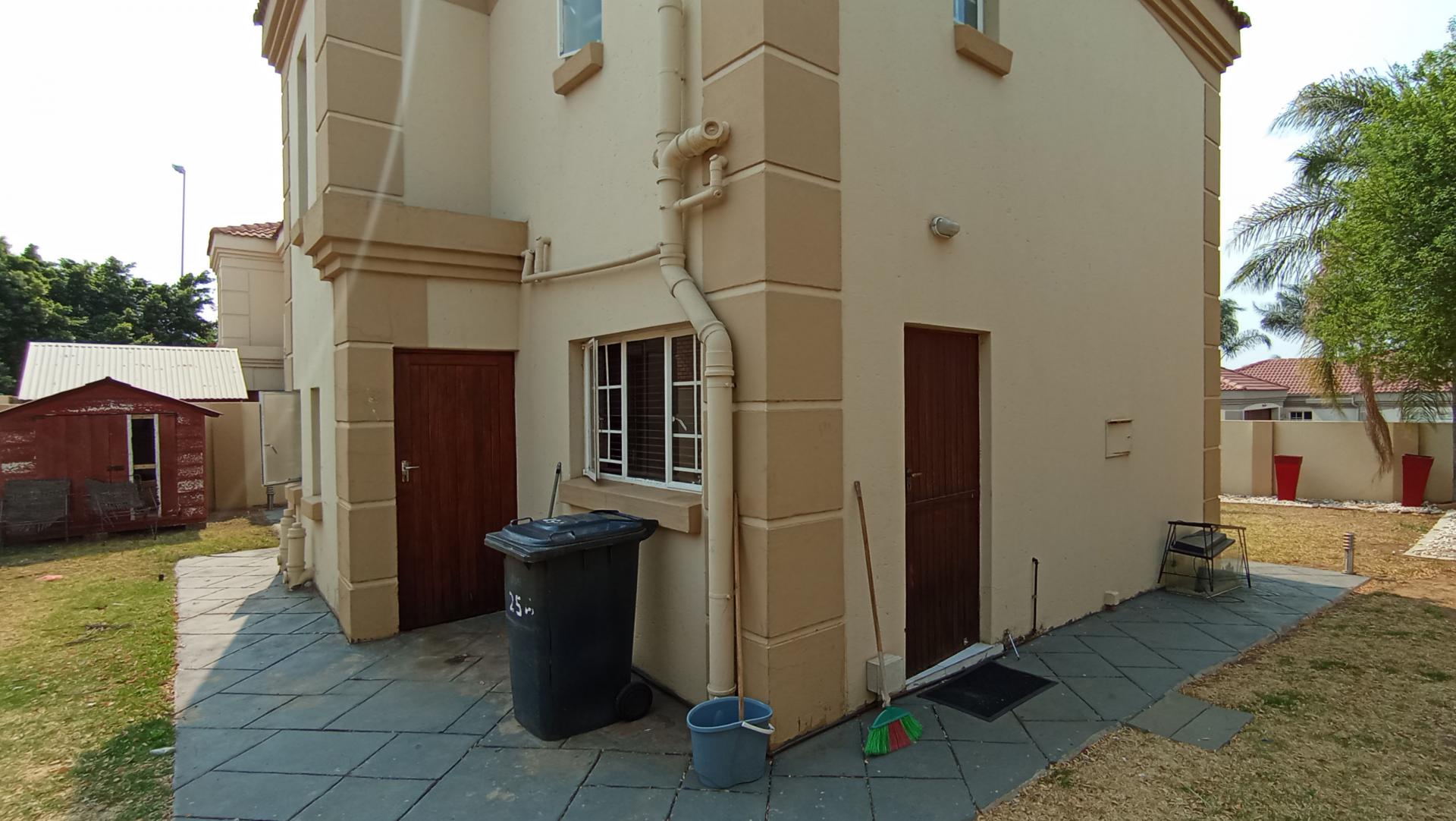 Backyard of property in Amberfield