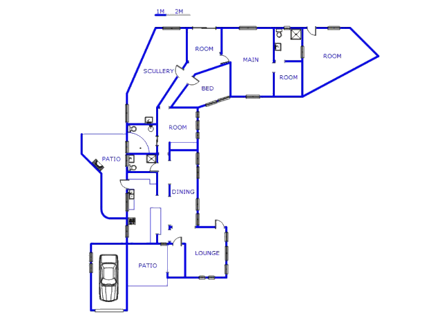 Floor plan of the property in Visagiepark