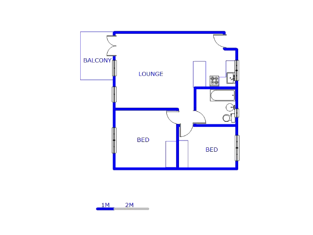 1st Floor - 68m2 of property for sale in Faerie Glen