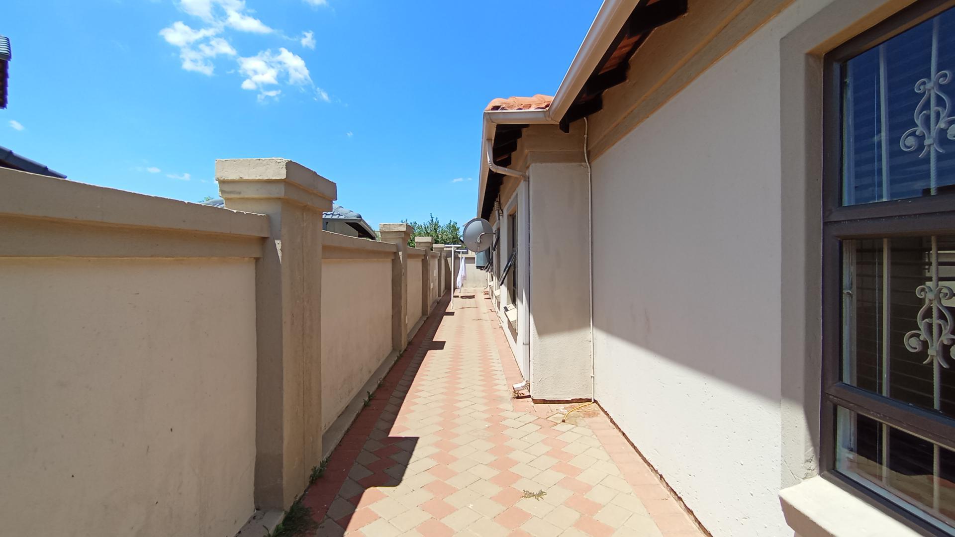 Backyard of property in Blue Hills