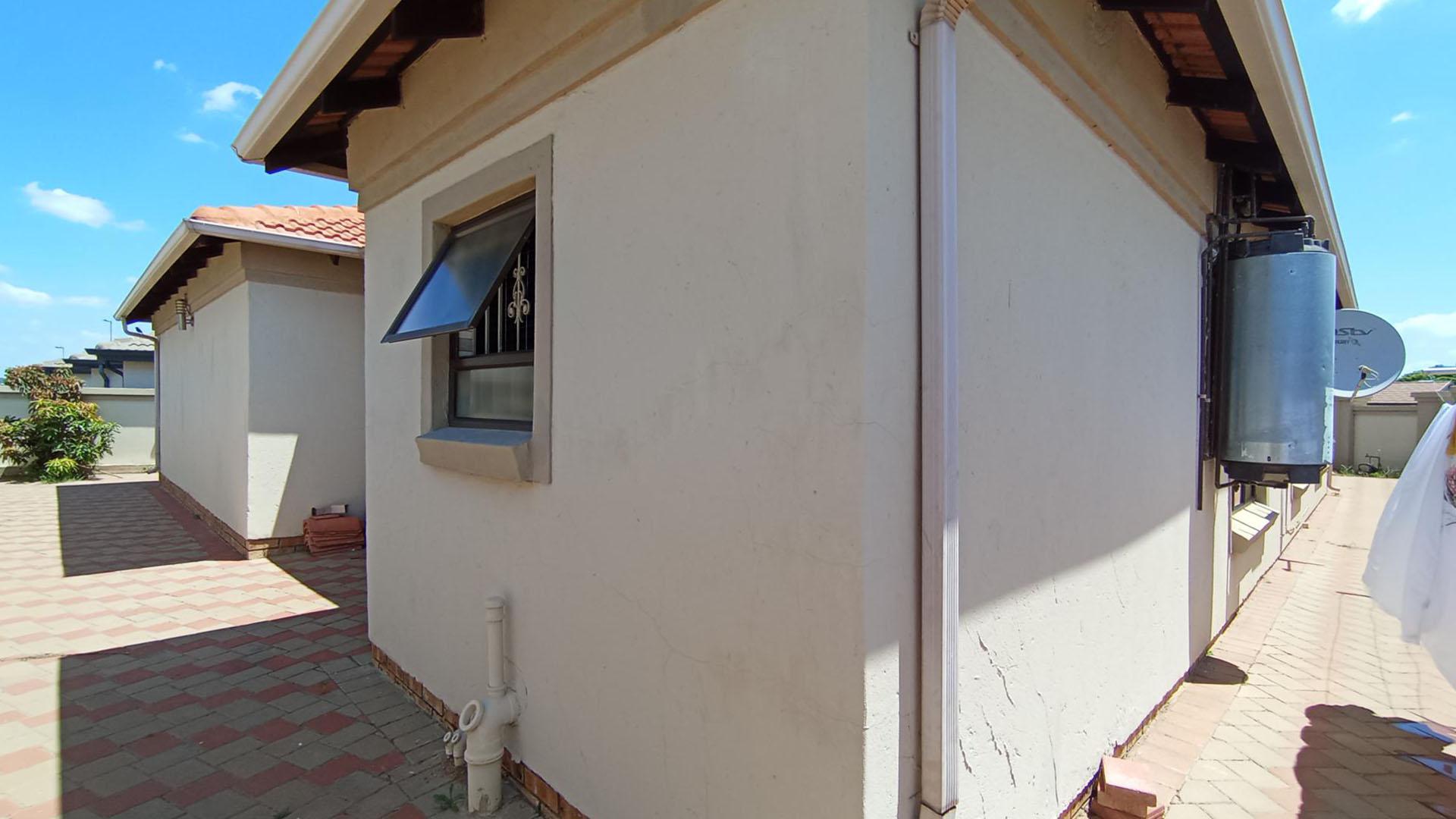 Backyard of property in Blue Hills