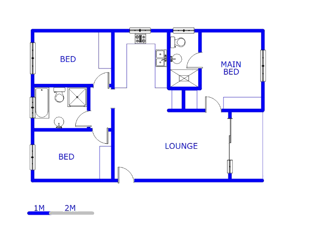 1st Floor - 84m2 of property for sale in Founders Hill