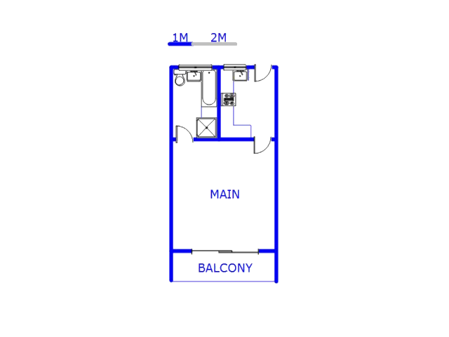 Floor plan of the property in Cyrildene