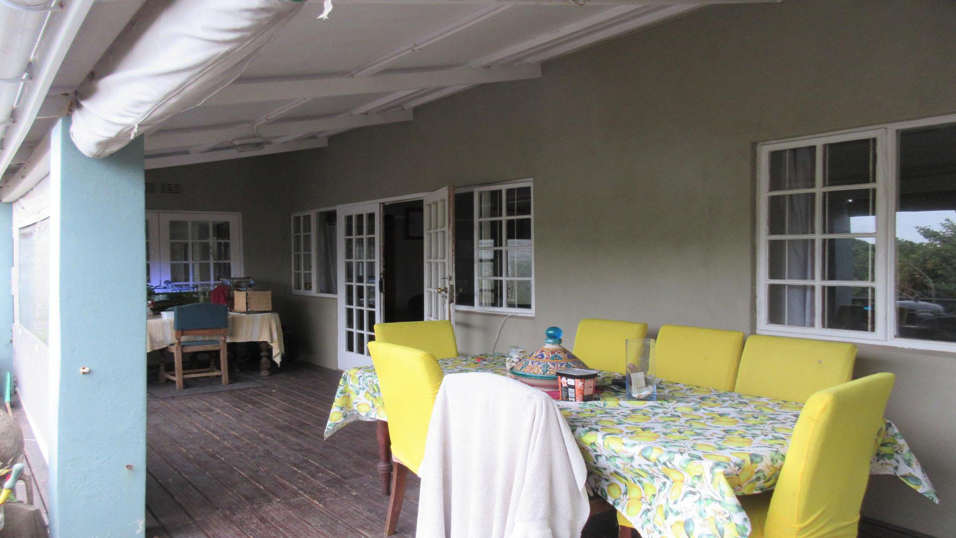 Patio of property in Port Alfred