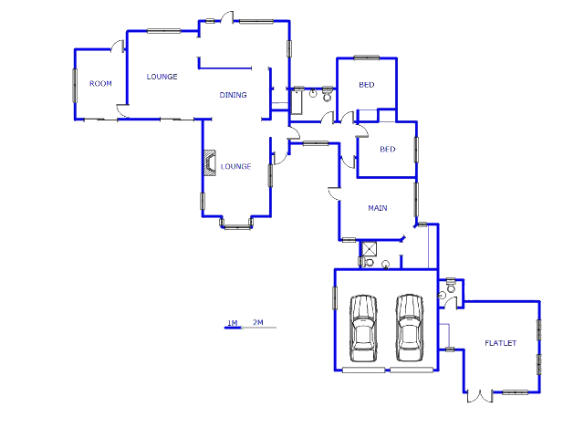 Floor plan of the property in Randpark Ridge
