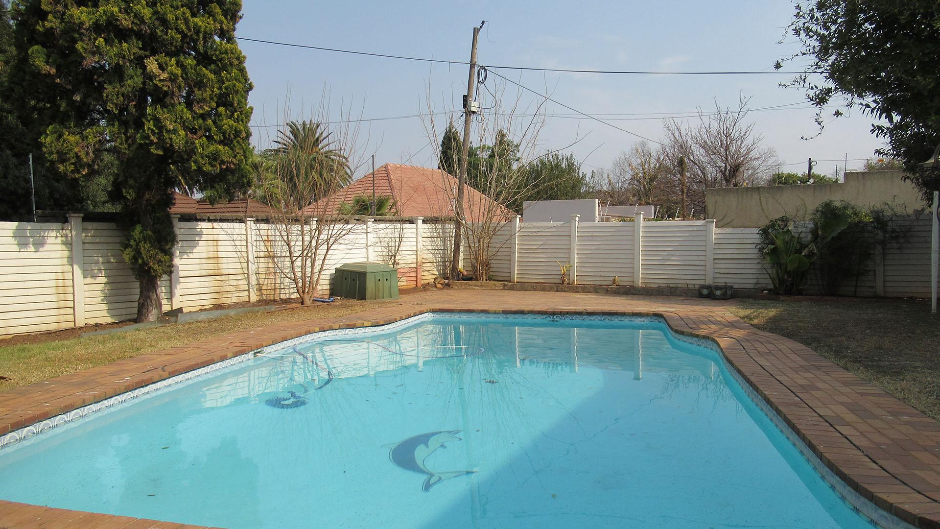 Backyard of property in Cyrildene