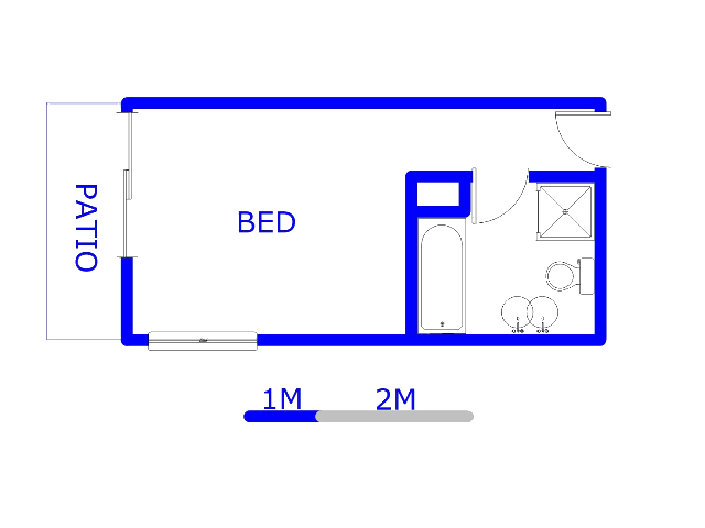 Floor plan of the property in Pennington