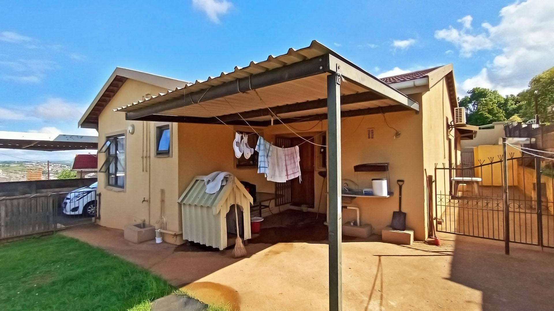 Backyard of property in Northdale (PMB)