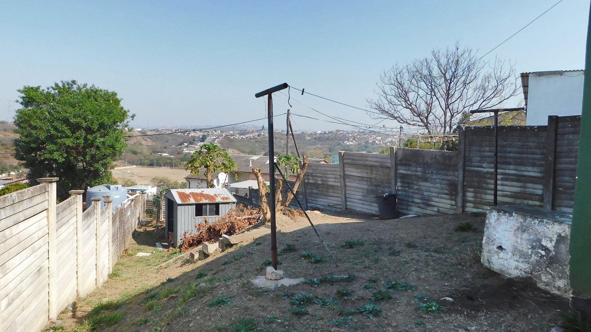 Backyard of property in Newlands East