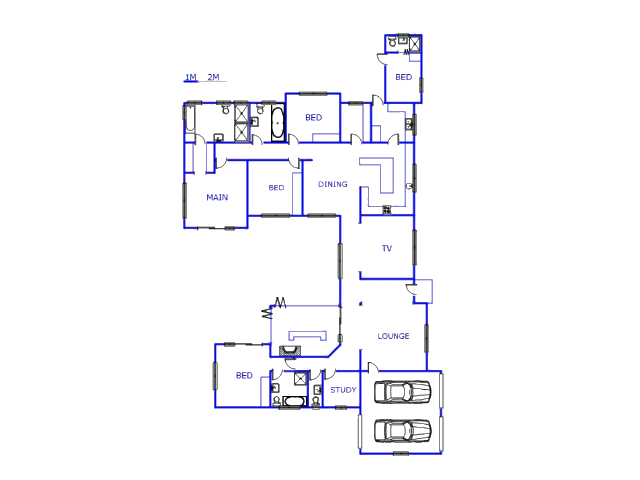 Floor plan of the property in Sonneveld