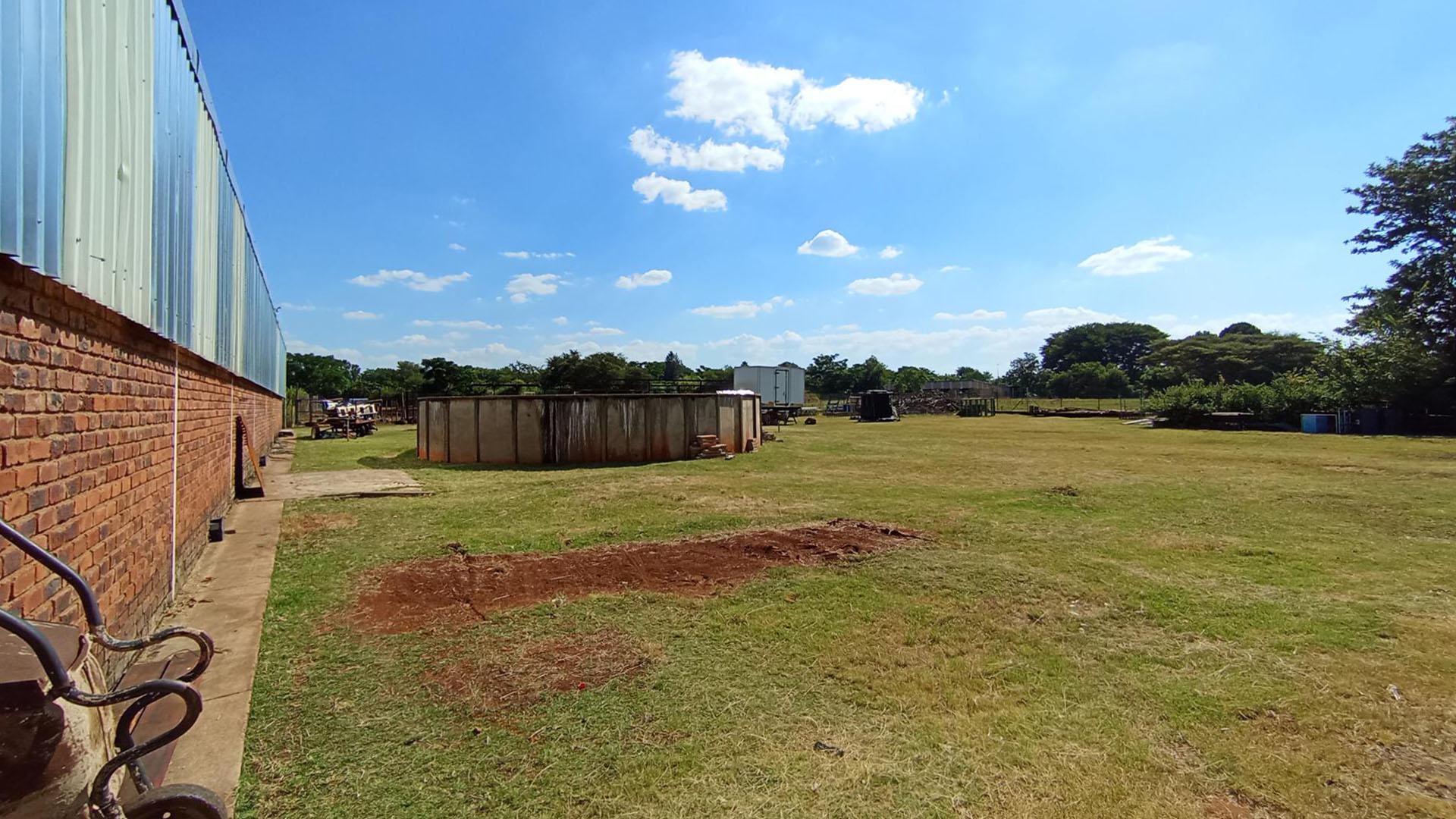 Backyard of property in Pumulani AH