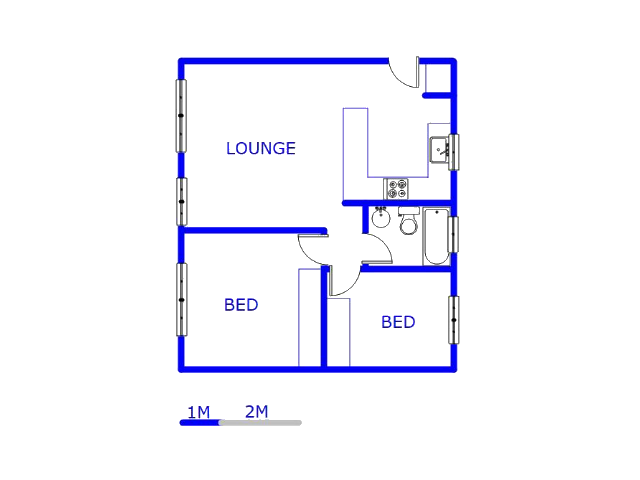 Floor plan of the property in Union