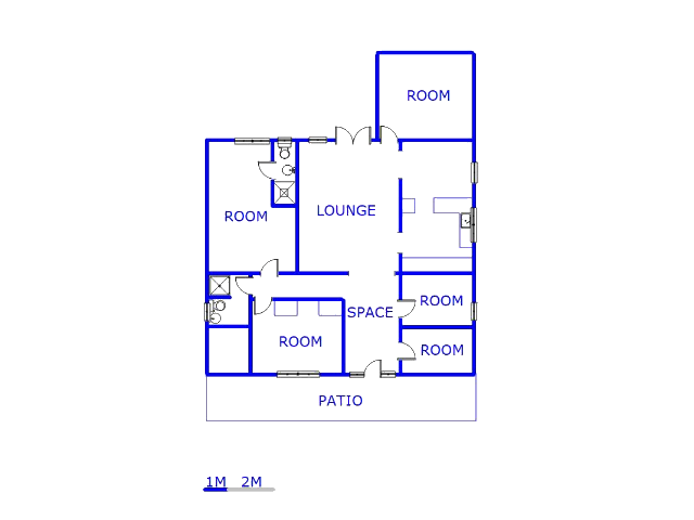 Floor plan of the property in Brixton