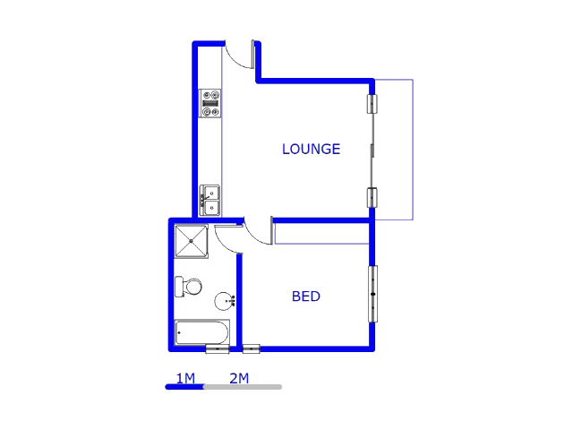 Floor plan of the property in Westlake View