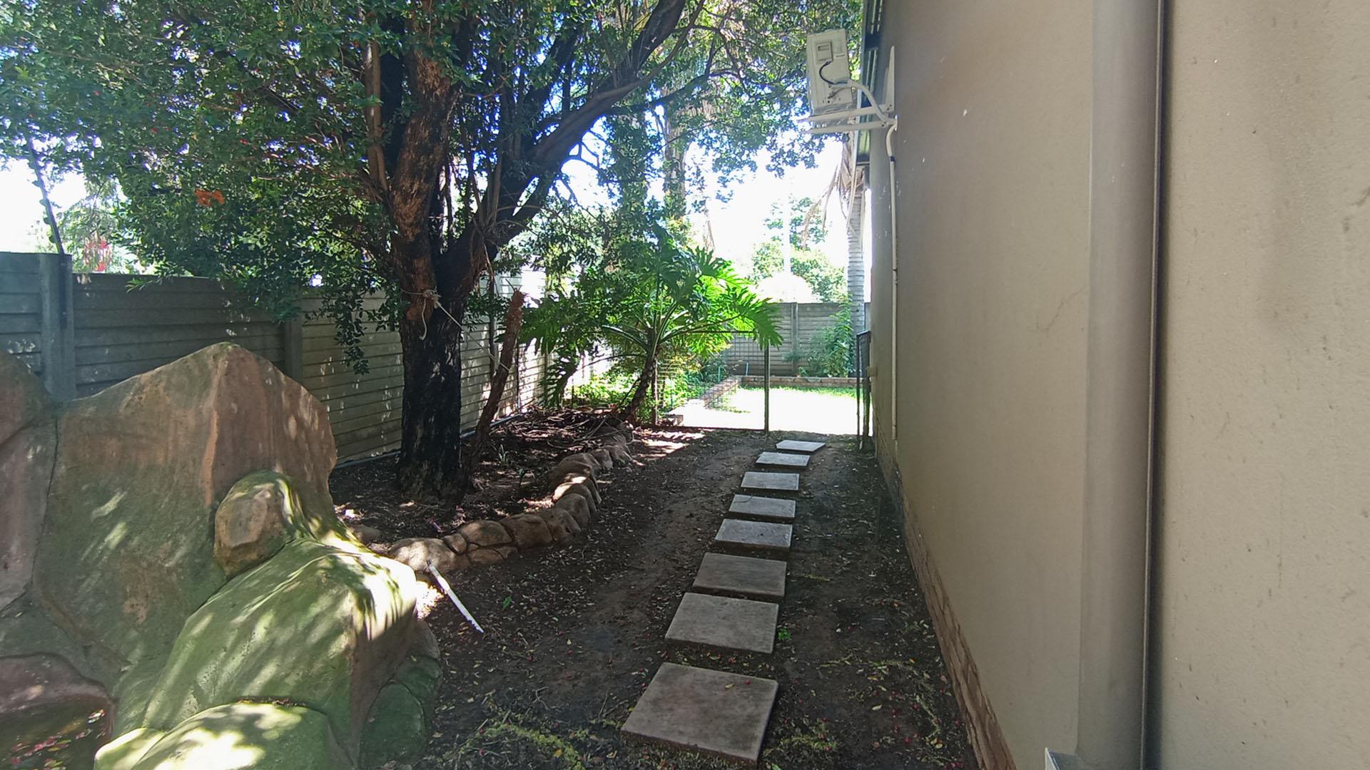 Backyard of property in Pretoria Gardens