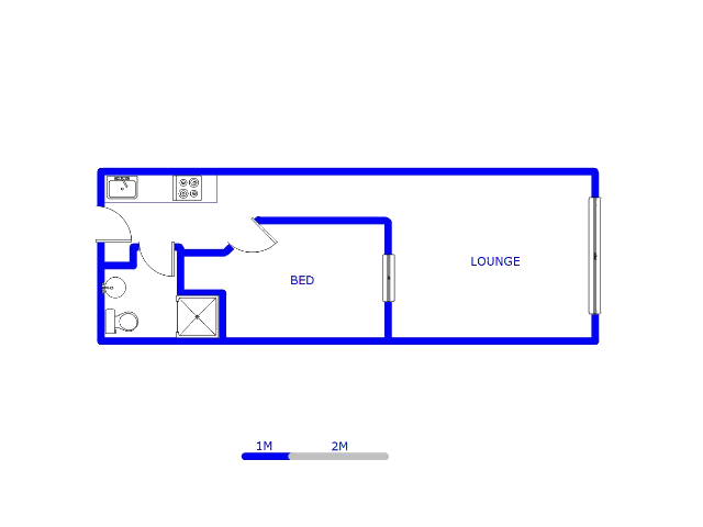 Floor plan of the property in Marshallstown