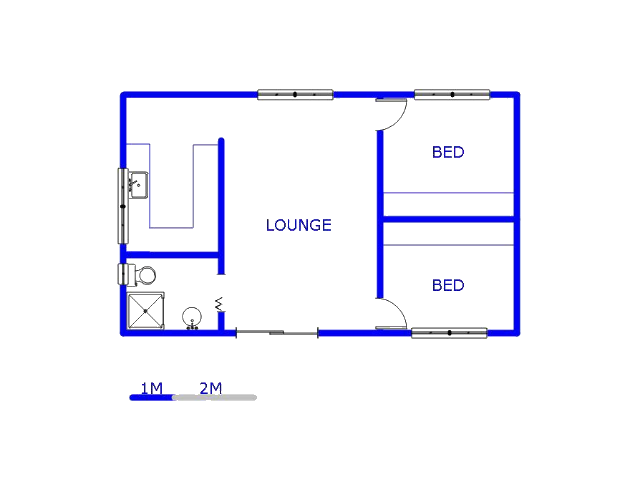 Ground Floor - 61m2 of property for sale in Three Rivers