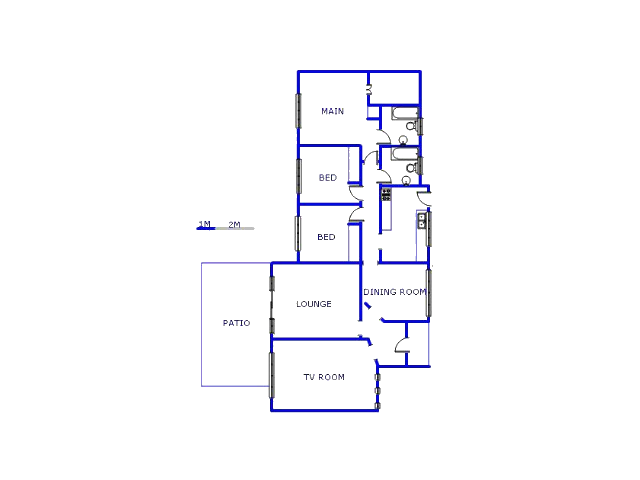 Floor plan of the property in Rant-En-Dal