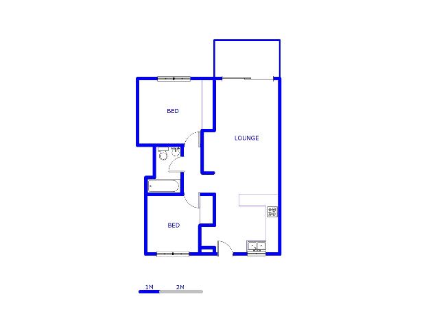 Floor plan of the property in Annlin West