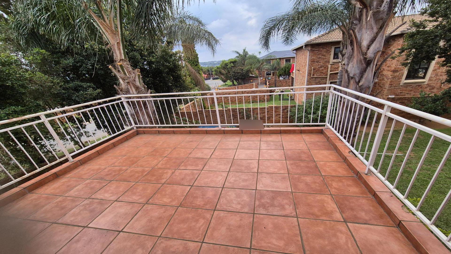 Balcony of property in Kyalami Hills
