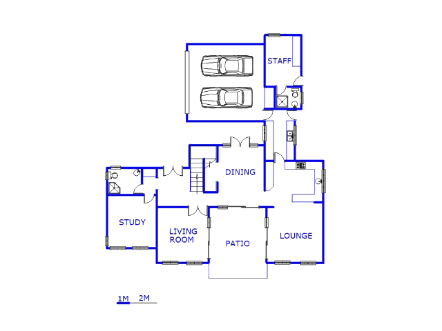 Floor plan of the property in Bryanston