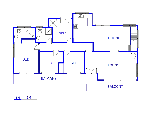 1st Floor - 184m2 of property for sale in Sunnyrock