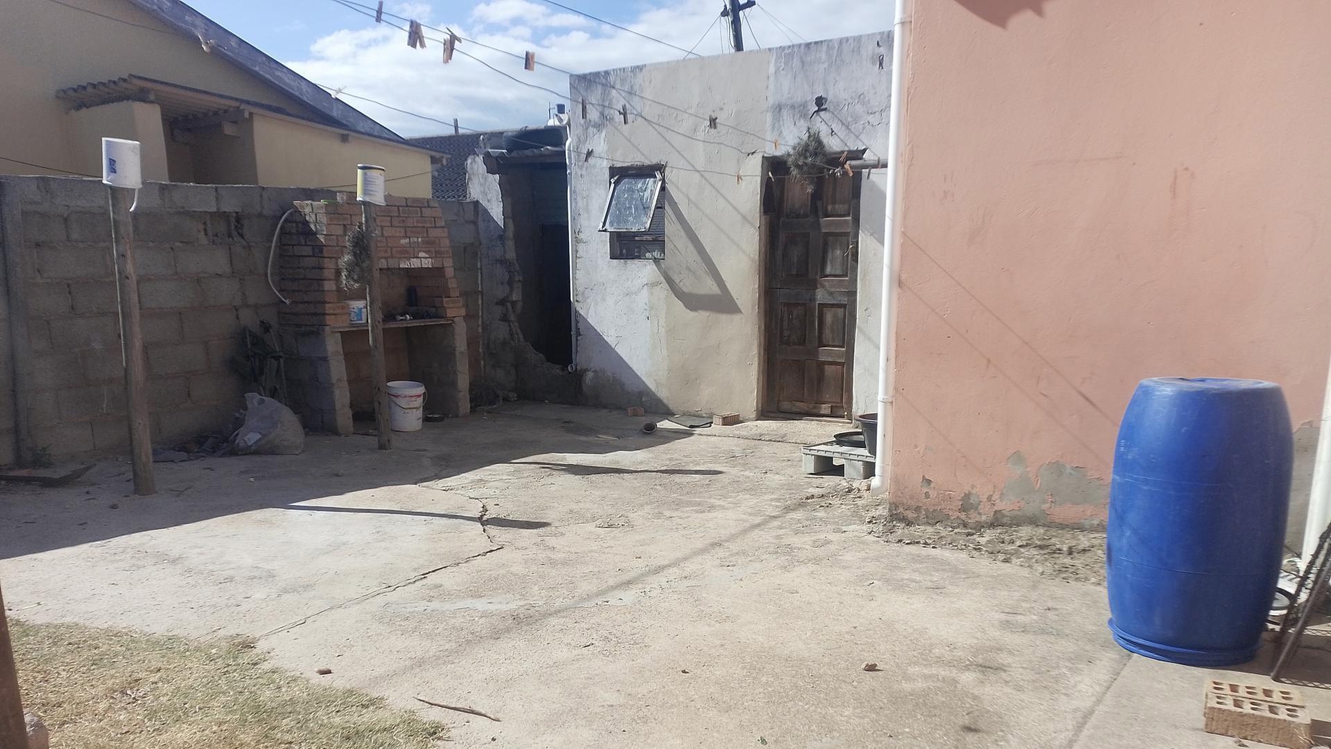 Backyard of property in Bezuidenhout Valley