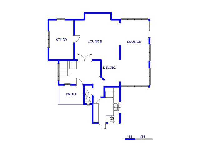 Floor plan of the property in Florida