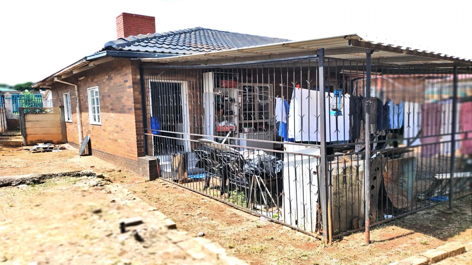 Backyard of property in Crosby