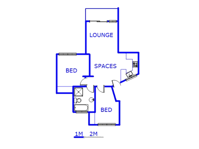Floor plan of the property in Florida